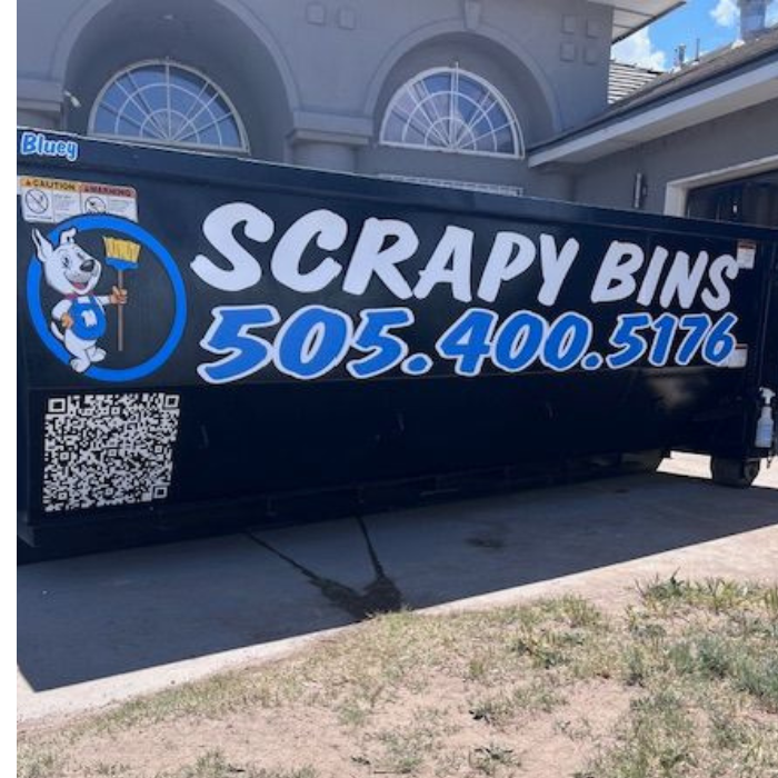Scrapy Bins dumpster rental service in Albuquerque