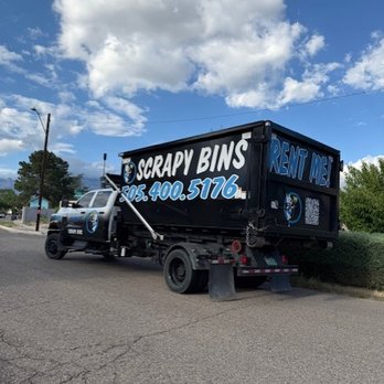 Dumpster rental work in Albuquerque by Scrapy Bins