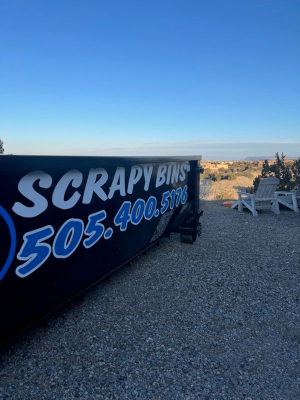 Dumpster rental work in Albuquerque by Scrapy Bins